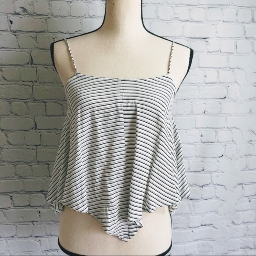 Faithfull The Brand Stripe Crop Top Size S